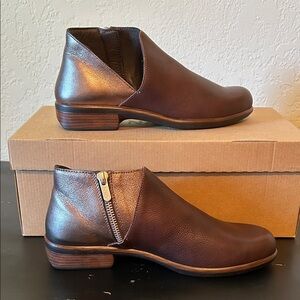 Naot Bayamo Brown Leather Ankle Boots